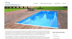 Desktop Screenshot of fertig-schwimmbecken.eu